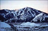 Sun Valley Idaho, view of Bald Mountain