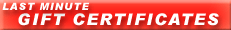 Lodging Gift Certificates