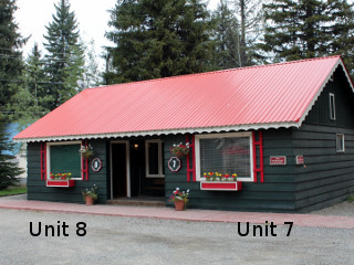 Picture of the Brundage Bungalows in McCall, Idaho