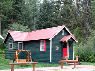 Picture of the Brundage Bungalows in McCall, Idaho