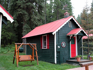 Picture of the Brundage Bungalows in McCall, Idaho