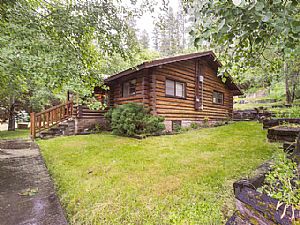 Lincoln Log Cabin Coeur D Alene Idaho Vacation Rental Cabin